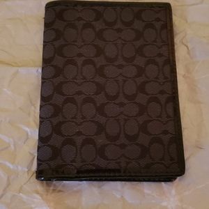 Authentic Coach Passport/Wallet and  Card Holder